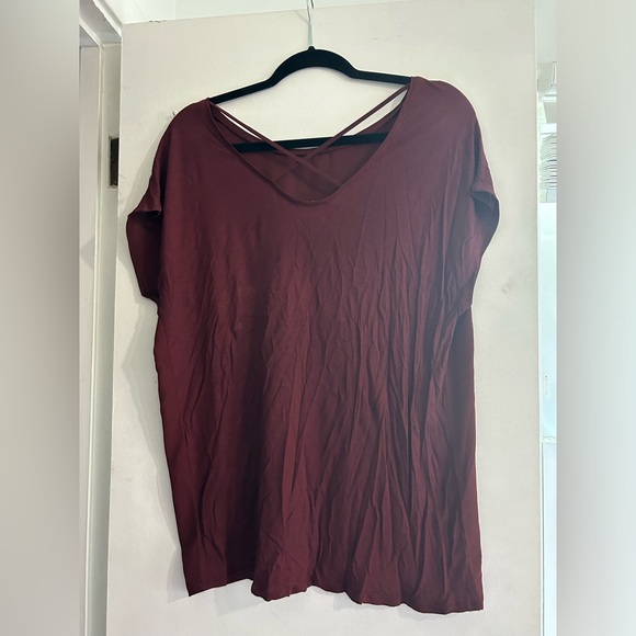 LOFT Red Blouse - Picture 3 of 4
